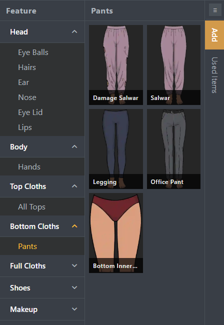 Bottom Clothing
