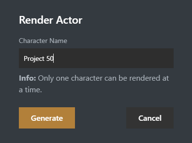 Render Actor