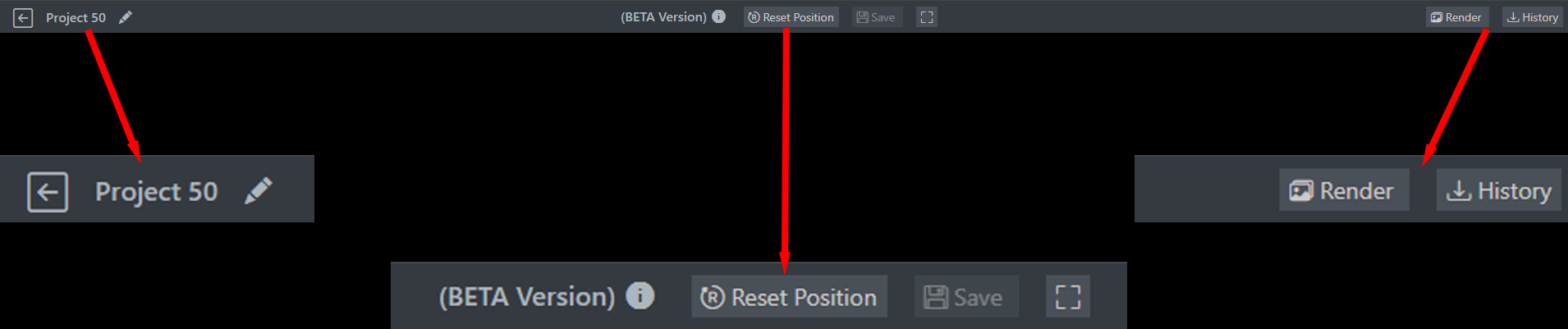 Top Toolbar