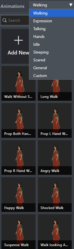 Animation Dropdown