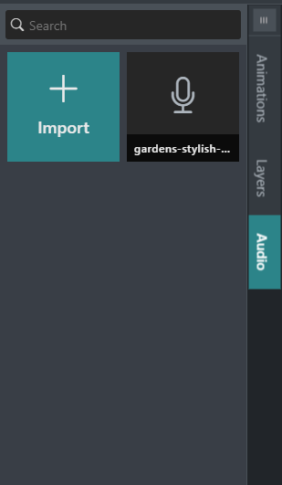 Audio Tab