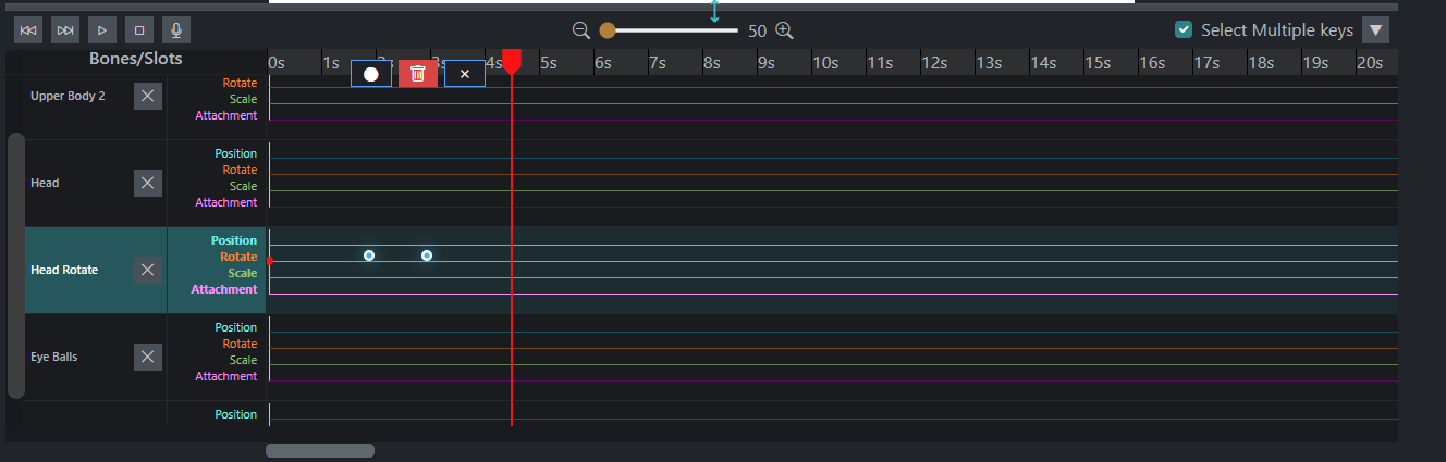 Multiple Key Selection