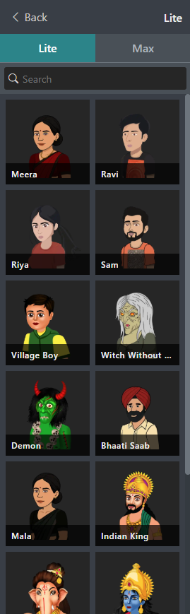 Lite Character